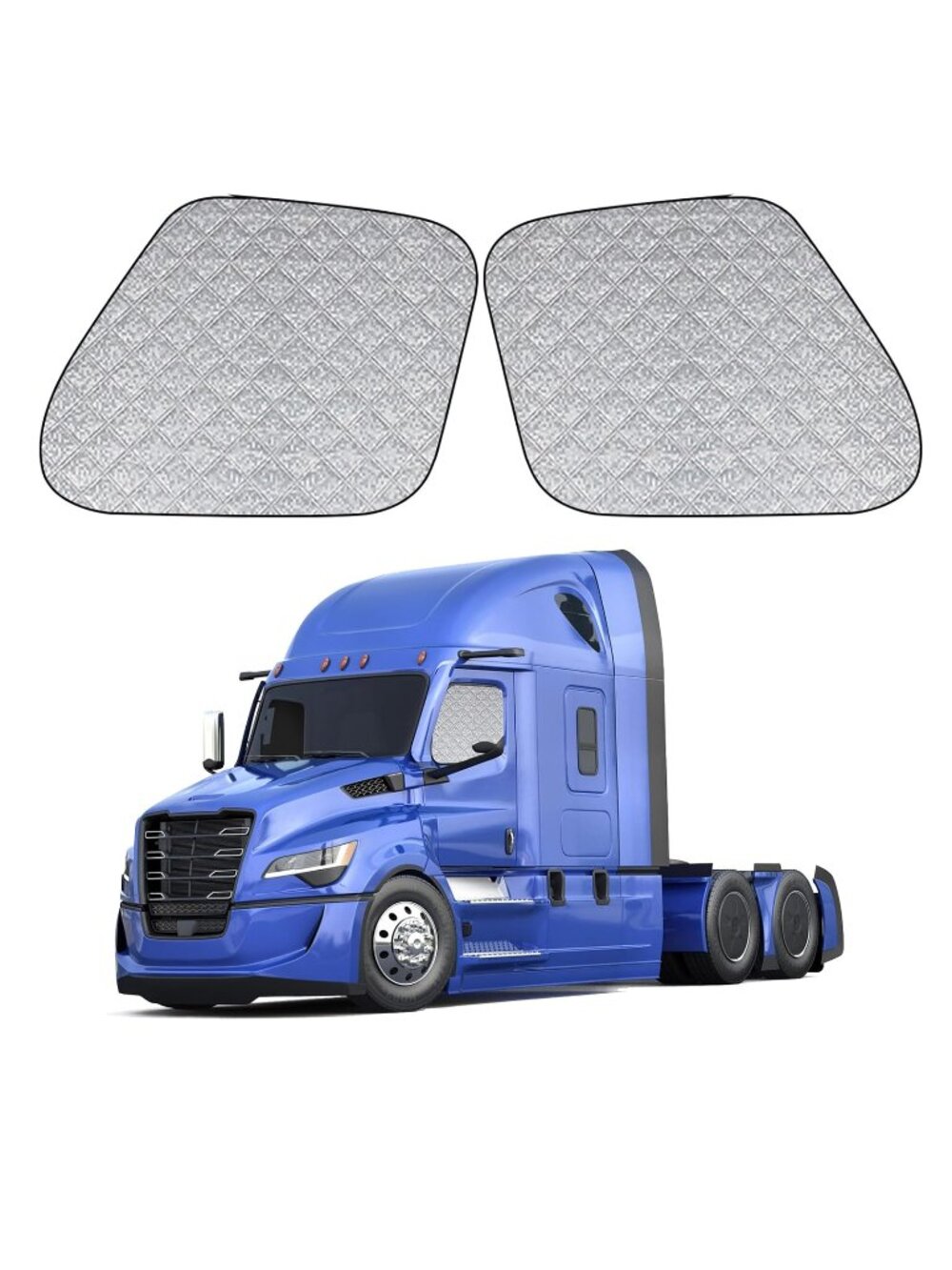 NEW Freightliner Cascadia 2008-2017 Side Window Blackout Sun Shade Semi Truck